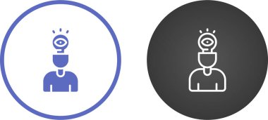 Görsel Düşünme Ağı vektör çizimi