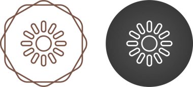 çiçek Icons set, vektör çizim