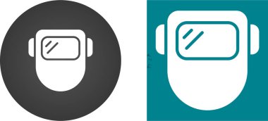 Kaynak maskesi simgelerinin web illüstrasyonu