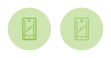 Akıllı telefon simgeleri ayarla, illüstrasyon vektör 