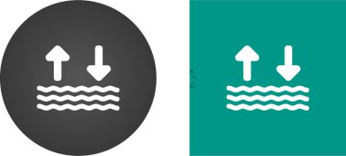 water circulation icons set, vector illustration