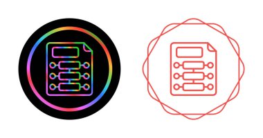 Beyaz arkaplanda izole edilmiş bilgi belgesi simgeleri, vektör illüstrasyonu            