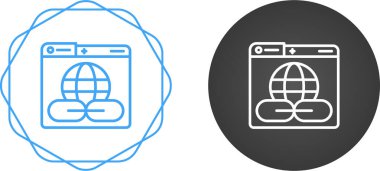 bilgisayar dizinleri ve dünya simgeleri, vektör illüstrasyonu