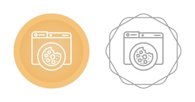 Web tarayıcı simgesi vektör illüstrasyon tasarımı 