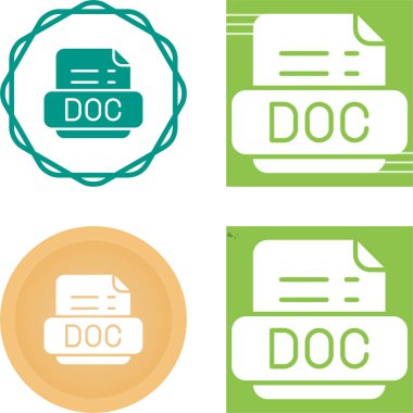 doc dosya biçimi vektör illüstrasyonuName