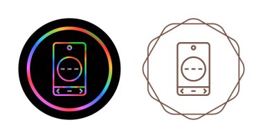 akıllı telefon simgeleri ayarlandı, vektör illüstrasyonu basit tasarım