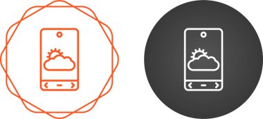 akıllı telefon simgeleri ayarlandı, vektör illüstrasyonu basit tasarım