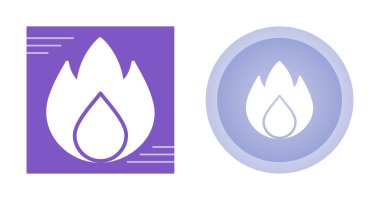 alev simgeleri ayarlandı, vektör illüstrasyonu 