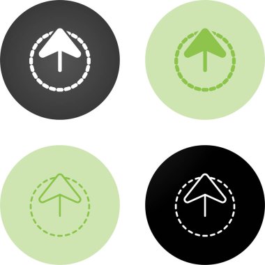 ok simgeleri ayarlandı, vektör tasarımı