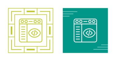 Beyaz arkaplanda izole edilmiş web tarayıcı simgesi. 