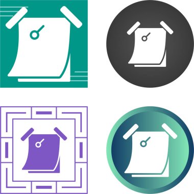 Yapışkan not simgeleri ayarlandı, vektör illüstrasyon tasarımı