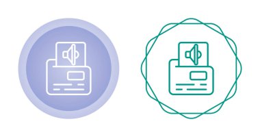 Beyaz arkaplan, vektör illüstrasyonundaki dizin simgelerinde ses dosyaları kümesi        