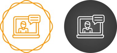 kullanıcı simgesi işaret vektörü çizimi 