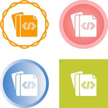 vector illustration of web coding icon
