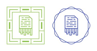 file icons advertisement sheet isolated on white background