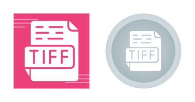 tiff dosya biçimi web simgesi çizimi