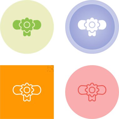 Diploma kaydırma kaydırma düz yatar vektör simgeleri ana hatları. 