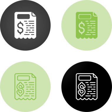 Alım simgeleri ayarlandı, vektör illüstrasyonu 