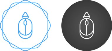 Bilgisayar farelerinin vektör illüstrasyonu web simgeleri              