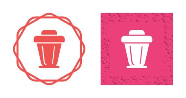 Çöp kutusu vektör illüstrasyonu