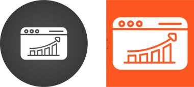 beyaz arkaplanda izole edilmiş çizgi pasta grafiği bilgi simgesi. 