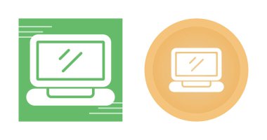 dizüstü bilgisayar simgeleri, web basit illüstrasyon