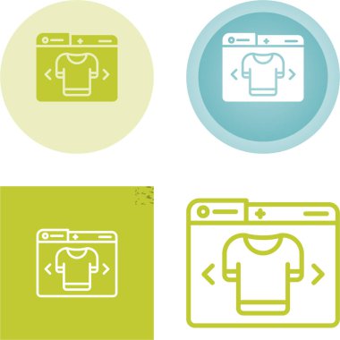 Tişört simgeli bilgisayar dizinleri, güvenlik konsepti, vektör illüstrasyonu   