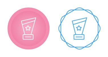 ödül simgeleri belirlendi, vektör illüstrasyonu