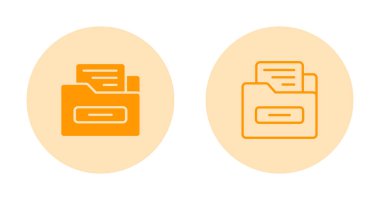 Beyaz arkaplanda izole edilmiş belge simgelerini ayarla. vektör illüstrasyonu 