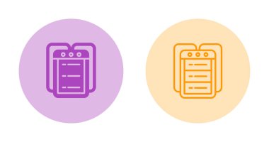 Alan Adı Aktarım web simgesi vektör illüstrasyonu