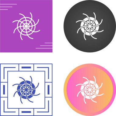 fan web simgesi vektör illüstrasyonu