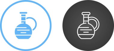 Cam yağ kavanozu simgeleri ayarlandı, vektör illüstrasyonu