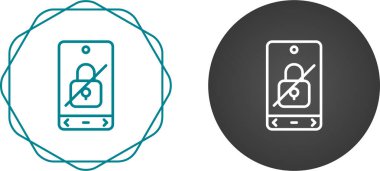 akıllı telefon simgeleri ayarlandı, vektör illüstrasyonu basit tasarım