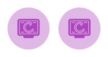 Bilgisayar ekranındaki döndürme işaretleri beyaz arkaplan üzerindeki simgeler, vektör illüstrasyonu            