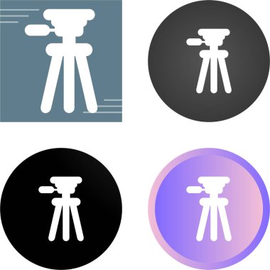 Tripod Stand simgelerinin temel doğrusal çizimi