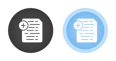 belge web simgesi vektör illüstrasyonu ekle