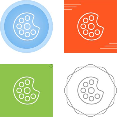 Sanatçı Paleti simgeleri vektör illüstrasyonu