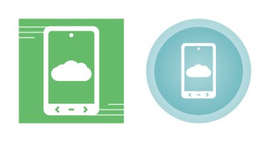 akıllı telefon simgeleri ayarlandı, vektör illüstrasyonu basit tasarım