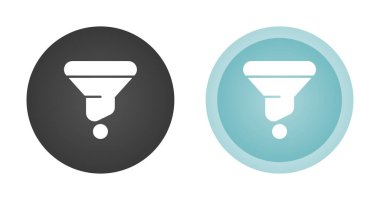 Filtre simgeleri. Web simgeleri basit resimleme     