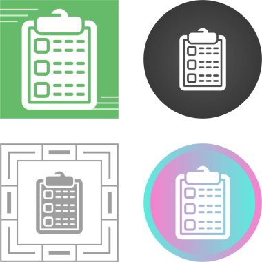 clipboard web icon vector illustration
