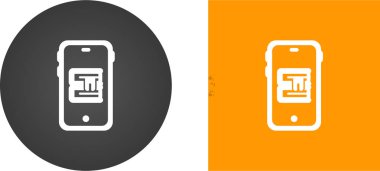 mobil okuma simgeleri ayarlandı, vektör illüstrasyonu