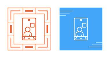 akıllı telefon simgeleri ayarlandı, vektör illüstrasyonu basit tasarım
