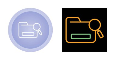  büyütme gözlüğü ve dizin simgeleri, vektör illüstrasyonu 