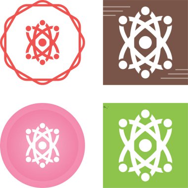 chimical web simgesi vektör çizimi