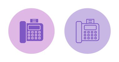 telefon simgeleri ayarlandı, vektör tasarımı