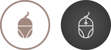 Bilgisayar farelerinin vektör illüstrasyonu web simgeleri              