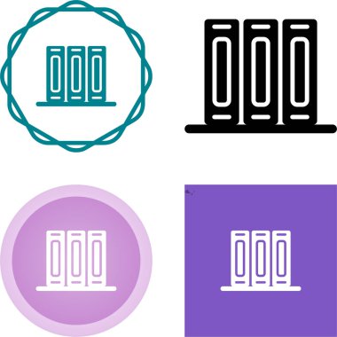belge arşivleme simgeleri ayarlandı, vektör illüstrasyon tasarımı