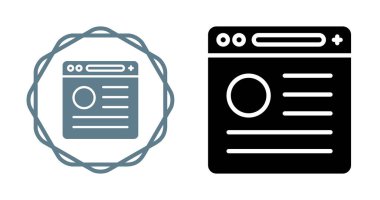 farklı tarayıcı simgeleri ayarlandı. Vektör çizimi. Web tasarımı için vektör ana hatlı pictogram 