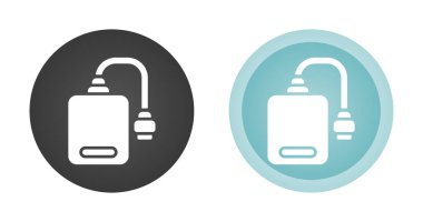 Harici sabit disk simgesi vektör illüstrasyon tasarımı