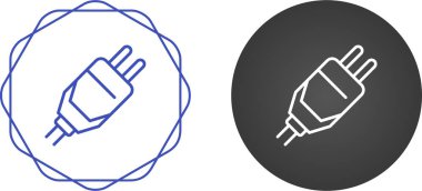 elektrik dolgu simgeleri beyaz arkaplanda